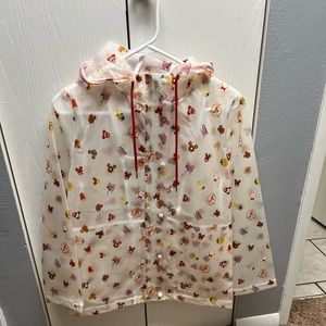 Disney snacks rain coat, size XS